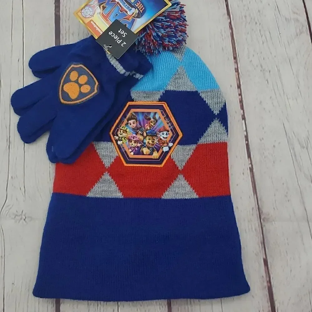 Berkshire Little Kids Paw Patrol Hat & Gloves Set